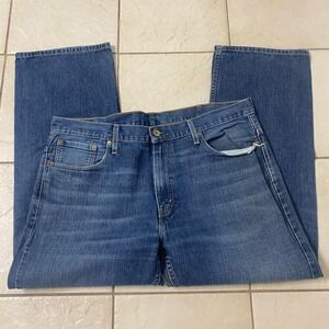 Levi Strauss & Co 569 Mens Jeans Blue Denim Relaxed Fit Waist 38 Inseam 30